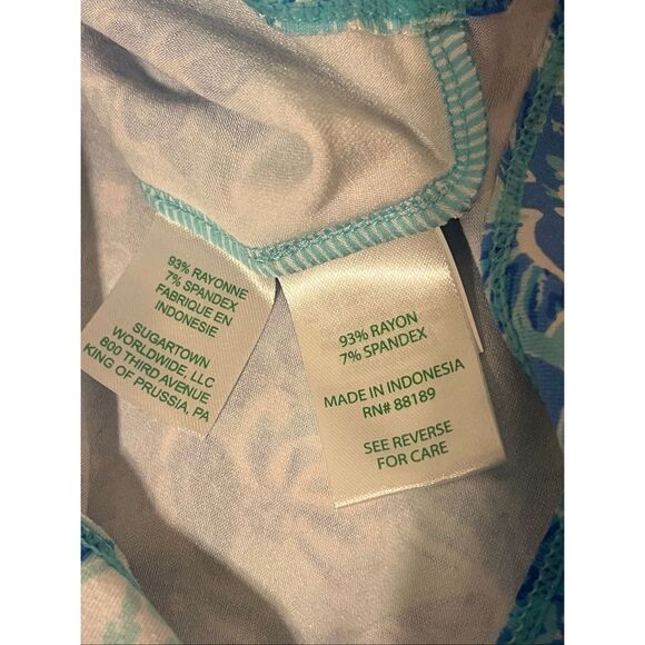 Lilly Pulitzer Womens UPF 50+ Toile About Me Sophie Dress Blue Large NWT - Picture 8 of 8